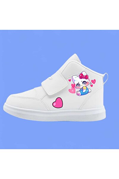 LİASSHOES mavi pantalon haylo baskılı beyaz çocuk bot