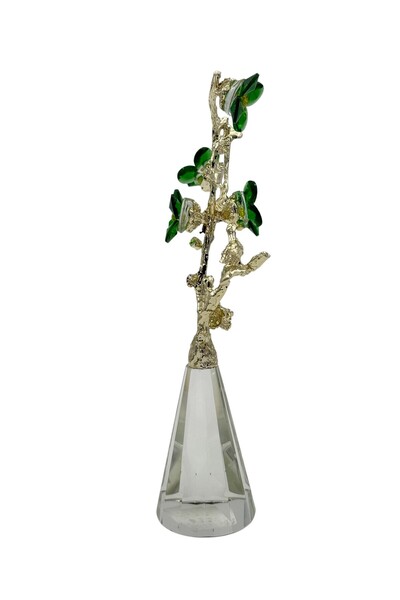 BİNDAWOOD B&D Décor Item with tree design and flowers -Green