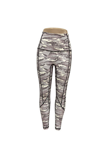 WildFashion High-waisted leggings with camouflage print D798-18