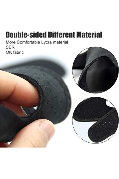 Generic Anti-Snore Chin Strap for Sleeping - Adjustable Velcro, Breathable, Reusable (Black)