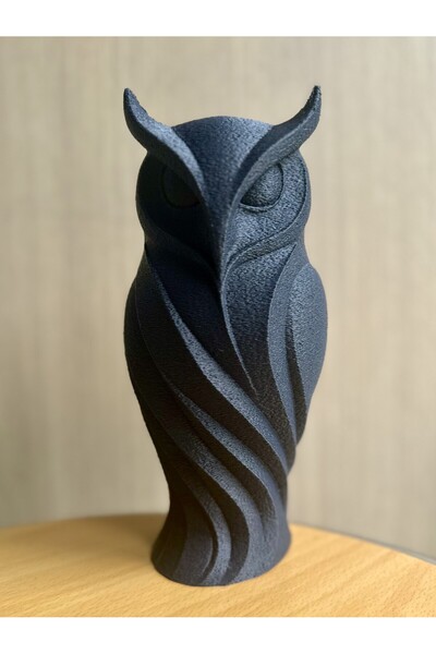 KURT3D Baykuş Masa Süsü – Şık ve Anlamlı Dekoratif Figür Biblo
