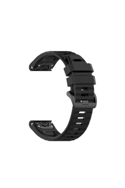 FIXED Λουράκι Smartwatch - Συμβατό με Garmin QuickFit, 22 mm, Μαύρο