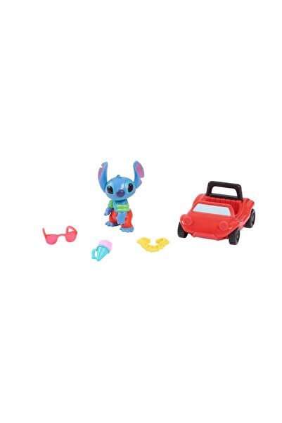 Hasbros Disney Surf & Sun Stitch Figure, 7 cm, Set with Accessories