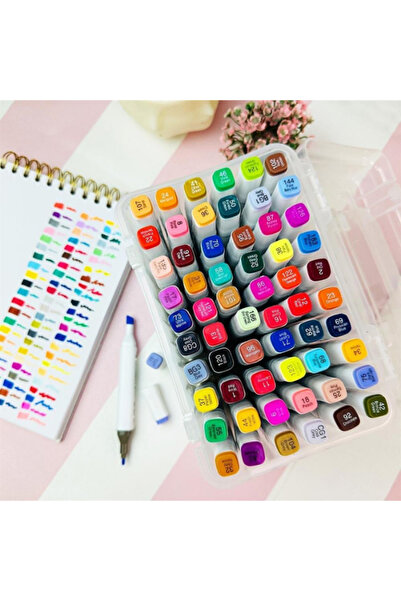 Dörtel Tedarik Kutulu Çift Uçlu Marker Kalem Çok Renkli 1101 1816