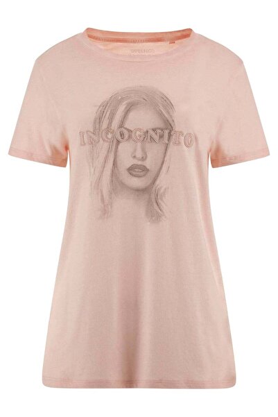 Guess Tricou roz de damă