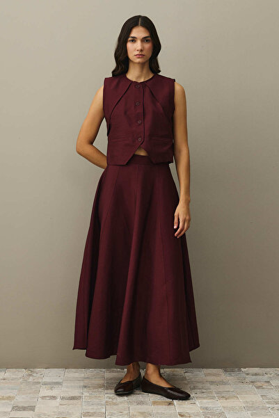 Fahhar Yelekli Takım Bordo