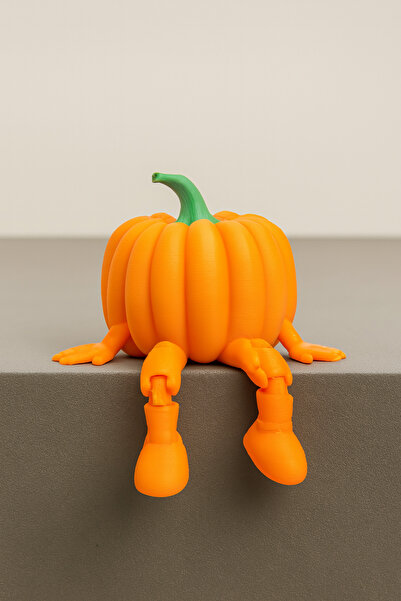 EMC Design Studio Oturan Bal Kabağı- Halloween- Cadılar Bayramı- Minimalist F...