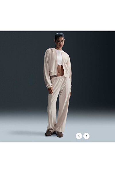 Nike Холодна велюрова худі FZ Kadın Kadife Світшот (yousports)