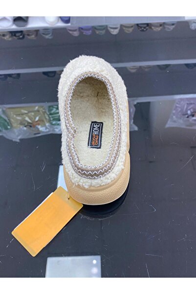 AkınalBella Women's Gondola Model Plush Winter Slippers