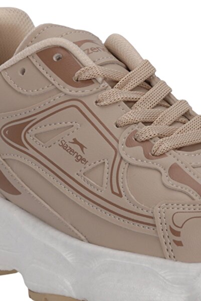 Slazenger Zafıra Beige Women's Sneaker Casual Sports Shoes