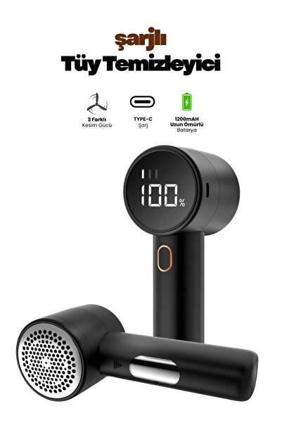 MPIA Yeni Nesil Şarjlı Tüy Toplayıcı Tiftik Temizleyici- 3 Mod,1200 mAh 2 Ade...