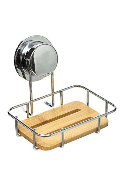 Other Venterra metal/bamboo hanging soap dish with suction cup