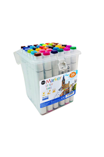 Dörtel Tedarik Kutulu Çift Uçlu Marker Kalem Çok Renkli 1101 1816