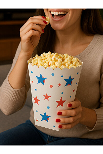 MEZ-PACK POPCORN MISIR KUTUSU CİPS KUTUSU 20 ADET BÜYÜK BOY