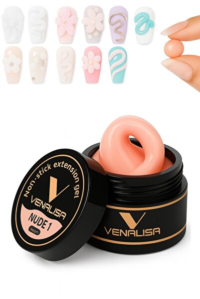 Venalisa Non Sticky Ele Yapışmayan Hamur Jel 15 ml Nude-1