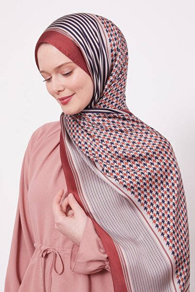 Levidor Kiremit Kazayağı Desen Brand Şal