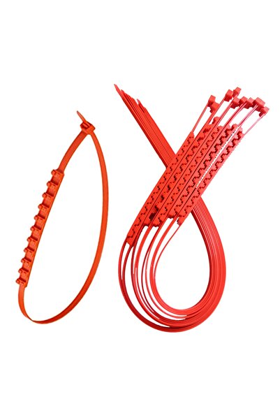 Aptel Set of 10 anti-skid winter wheel strips, plastic, 93.5x2 cm