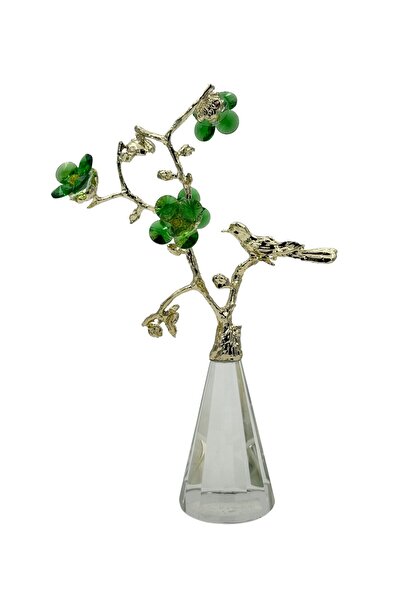 BİNDAWOOD B&D Décor Item with tree design and flowers -Green