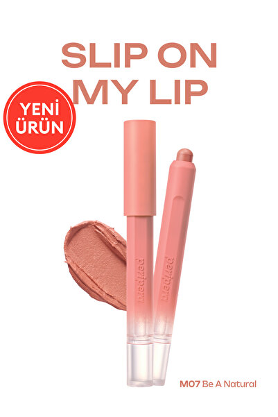 PERIPERA Tek Dokunuşla Pürüzsüzce Uygulanan Hafif Yapılı Kalem Ruj Slip On My Lip (M07 Be A Natural)