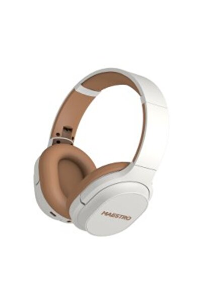 Maestro - Nativ Bluetooth Headphones (White/Brown)
