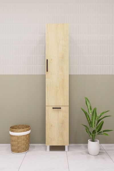 DEMİRBAL MOBİLYA MDF KİRLİ SEPETLİ ÇOK AMAÇLI BOY DOLAP