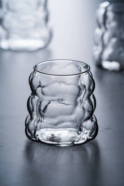 ACAR Lume Set of 6 Glass Cups - 350 ml