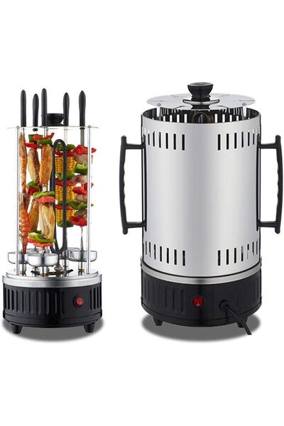 raf شواية كهربائية عمودية من الفولاذ المقاوم للصدأ، فرن شواء منزلي بدون دخان،...