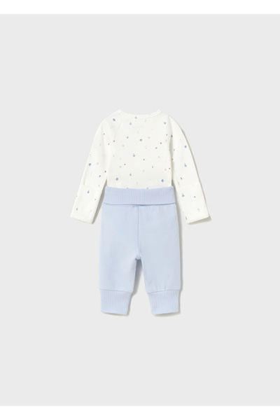 MAYORAL Baby Boy Tracksuit Set Sky Blue 4 Pieces