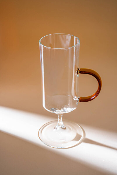 ACAR كوب زجاجي بمقبض من لوم - 280 مل