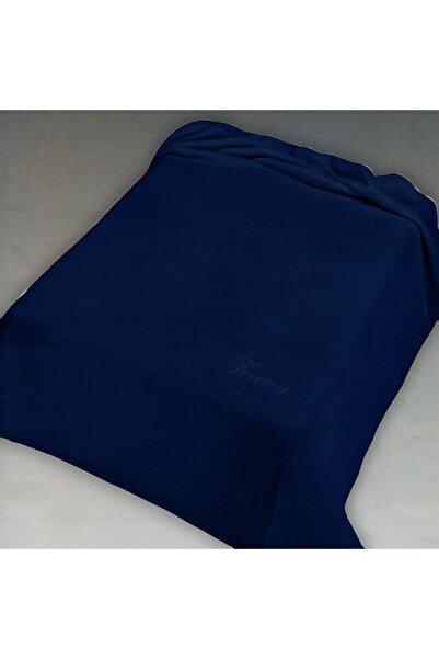 Ferrucci Frootchi Single Plain Blanket, Navy Blue, 160 x 240 cm