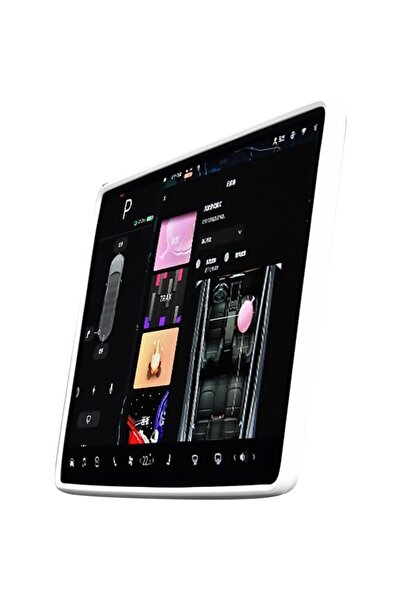 dalip Tesla Front Screen Edge Protective Cover, Dalip, Compatible with Tesla Model 3/Y, TPE, White