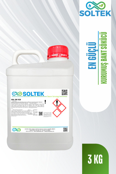 SOLTEK KİMYA Solvex Dr 920 Kurumuş Bant Ve Folyo Sökücü-3 Kg