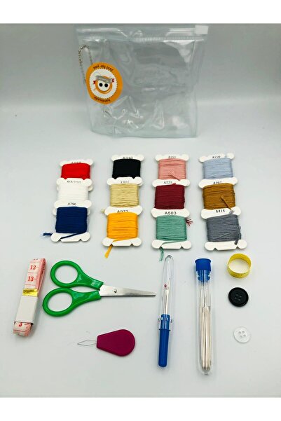 DUCK HOBY Set de 20 de piese de muline, ață de brodat, set de muline, set de ...