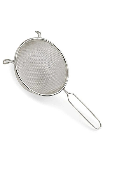 Panayır Home Paslanmaz Çelik İnce Örgü 14 cm Süzgeç – Kulaklı Uzun Saplı Mutfak Süzgeci Tel Elek 29cm