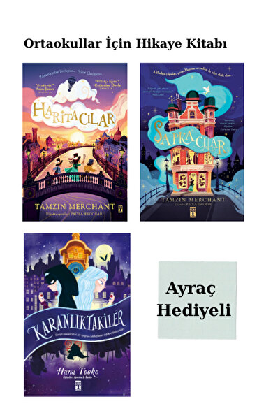 Genç Timaş Timaş Şapkacılar-Haritacılar-Karanlıktakiler 5.6.7.8.Sınıf Okuma H...