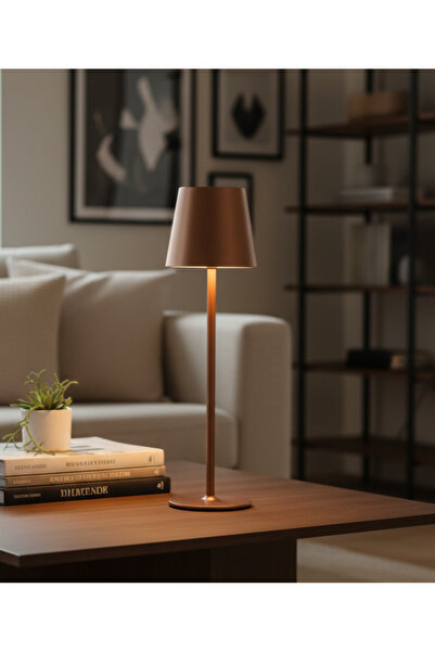 Kendal 3 Fonksiyonlu Masa Lambası –(Dokunmatik Sensörlü) - KAHVERENGİ