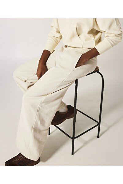 Champion Eco Future Wide Leg Pants Bej Kadın Eşofman Altı -117824-YS141