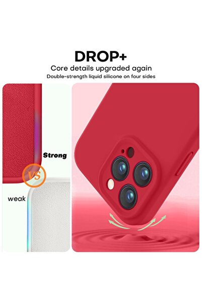 Flippy Husa Protectie Matte TPU, Flippy, pentru Realme C53, Protectie Camera, Antisoc, Antizgariere, Rosu