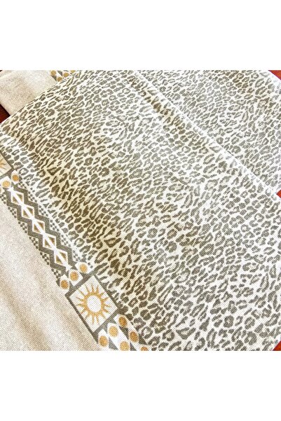 Kotonia Home Σετ 4 μαξιλαροθήκες, 100% βαμβάκι, εκλεκτό χρώμα, μπεζ, 50x80 cm, 19