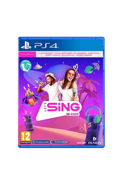 Voxler Let's Sing 2025 for PlayStation 4