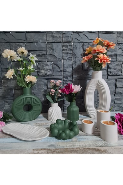 ERGİNCİ HOME İSKANDİNAV HOME TARZ 9 PARÇA Hediyelik Pinterest Pampas Dekorati...