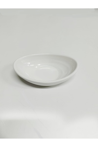 FORMEL Oval Sauce Pot Jam Pot White 6.5*11.5 cm Thermoplus Shock Resistant (Pack of 3)