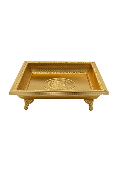 BİNDAWOOD B&D Gold Tray 21x21 cm - Gold