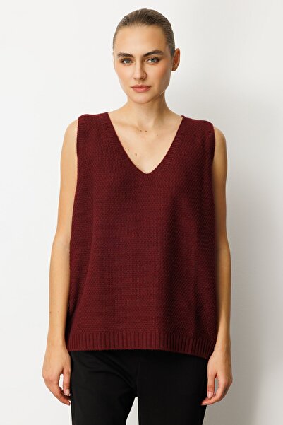 ON V Yaka Triko Süveter