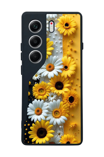 TECNO Camon 40 Compatible Printed , Matte Black, Soft Silicone, Protective, S...