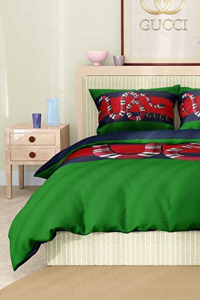 Marcalanya Duvet Cover Set Double Size Cotton Satin Fabric 6 Pieces 3D Digital Printing Duvet Cover Set Model No: