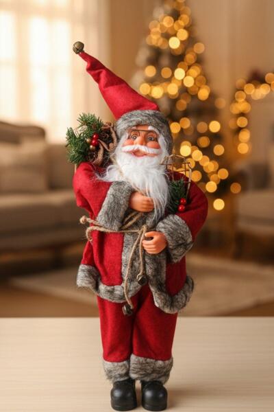 Sole Christmas Ornament Santa Claus Figurine Large Size 45cm – Decorative Ornament and Gift Figurine