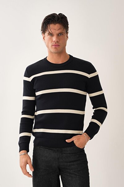 ALEXANDERGARDI Striped knit sweater
