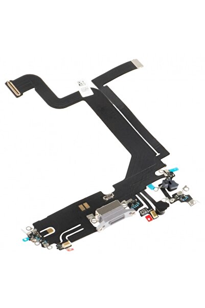 AXIO Charging Connector Ribbon - Microphone for Apple iPhone 14 Pro Max, Elite Armor, R71, Silver