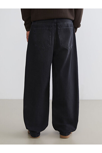 LC Waikiki Black Baggy Fit Men's Jean Trousers